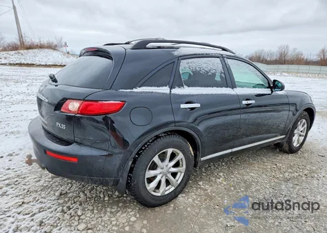 2008 Infinity Fx35 z USA, uszkodzony, nr VIN JNRAS08W38X207296